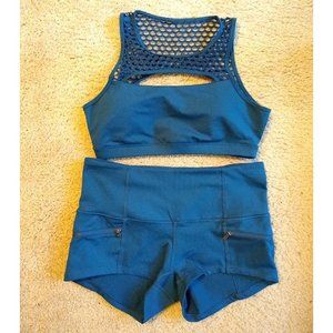 Popflex Indigo Bra and Short Set